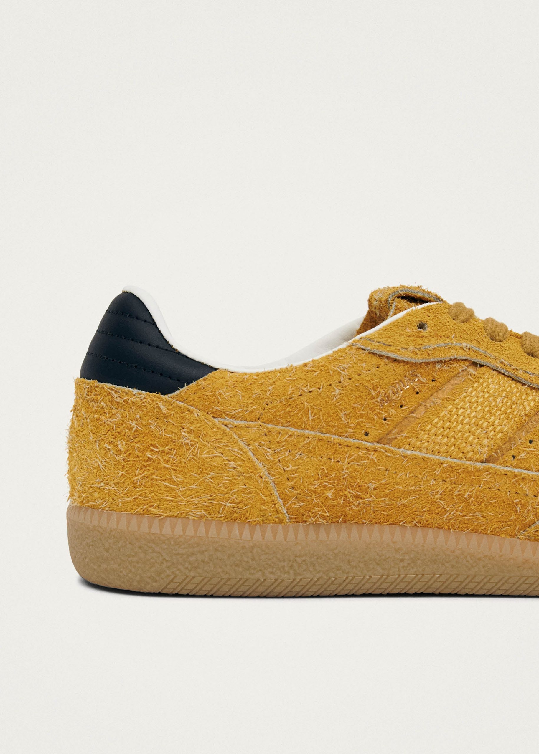Tb.490 Rife Suede Fuzzy Yellow Leather Sneakers - Image 6