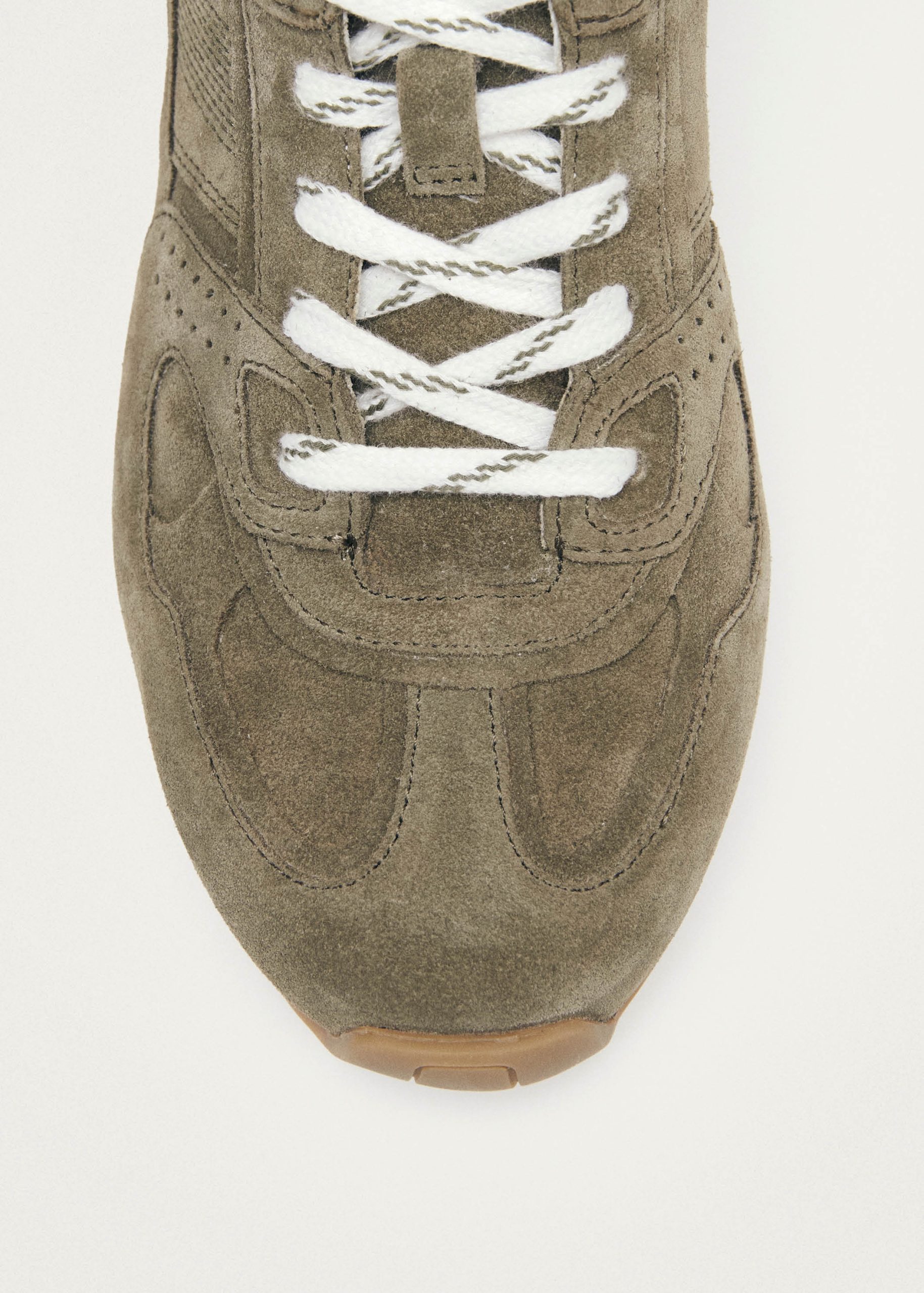 Tb.56 Suede Khaki Leather Sneakers - Image 8