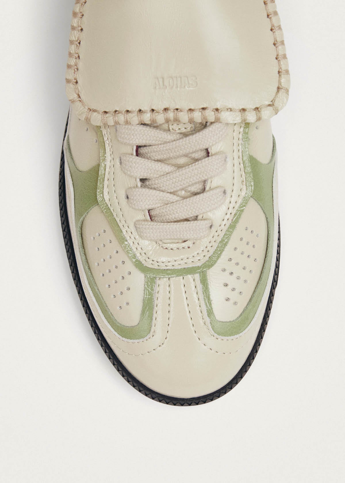Tb.490 Club Patent Cream Leather Sneakers - Image 6