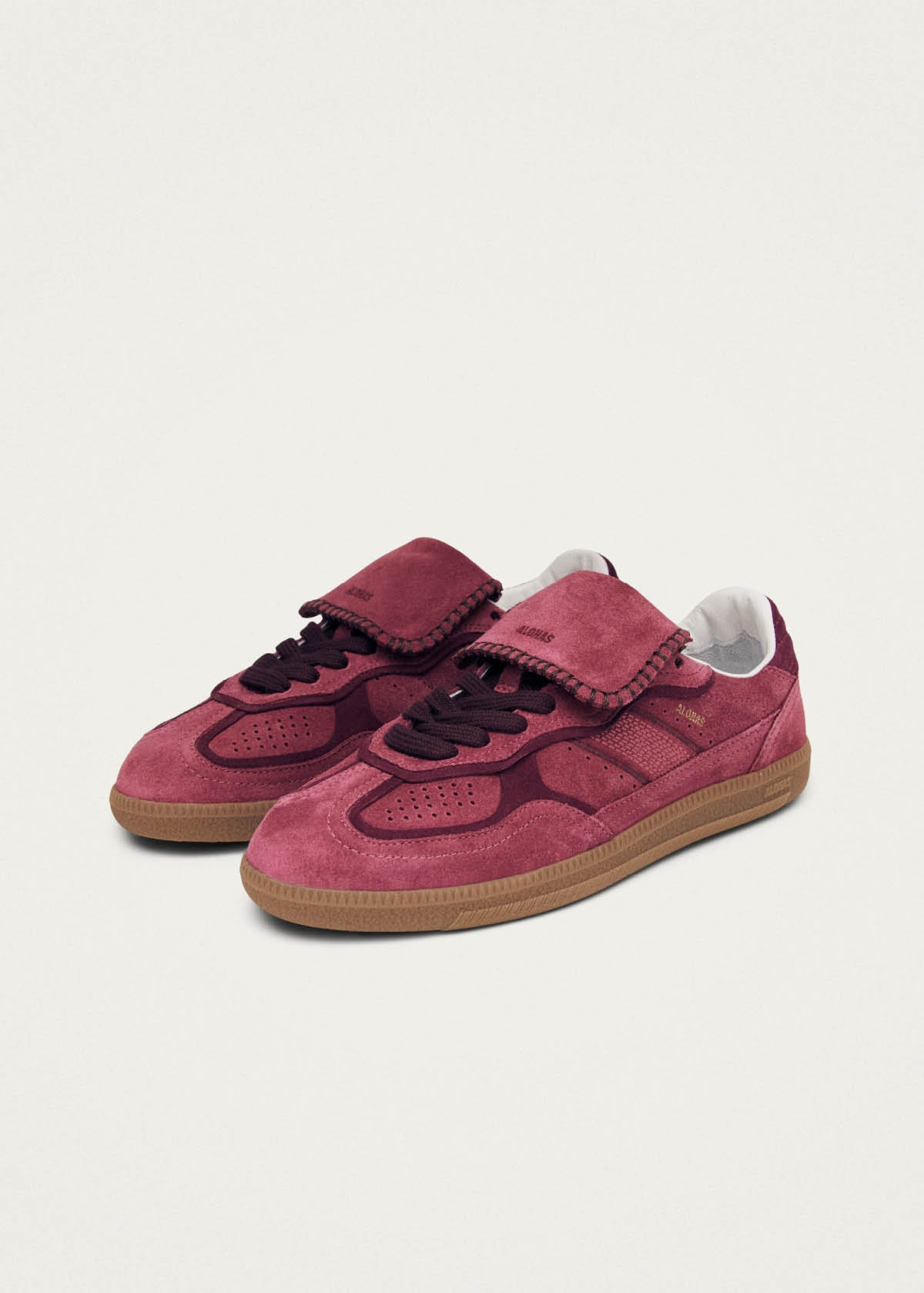 Tb.490 Club Suede Raspberry Leather Sneakers - Image 2