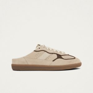 Tb.490 Mule Cream Leather Sneakers