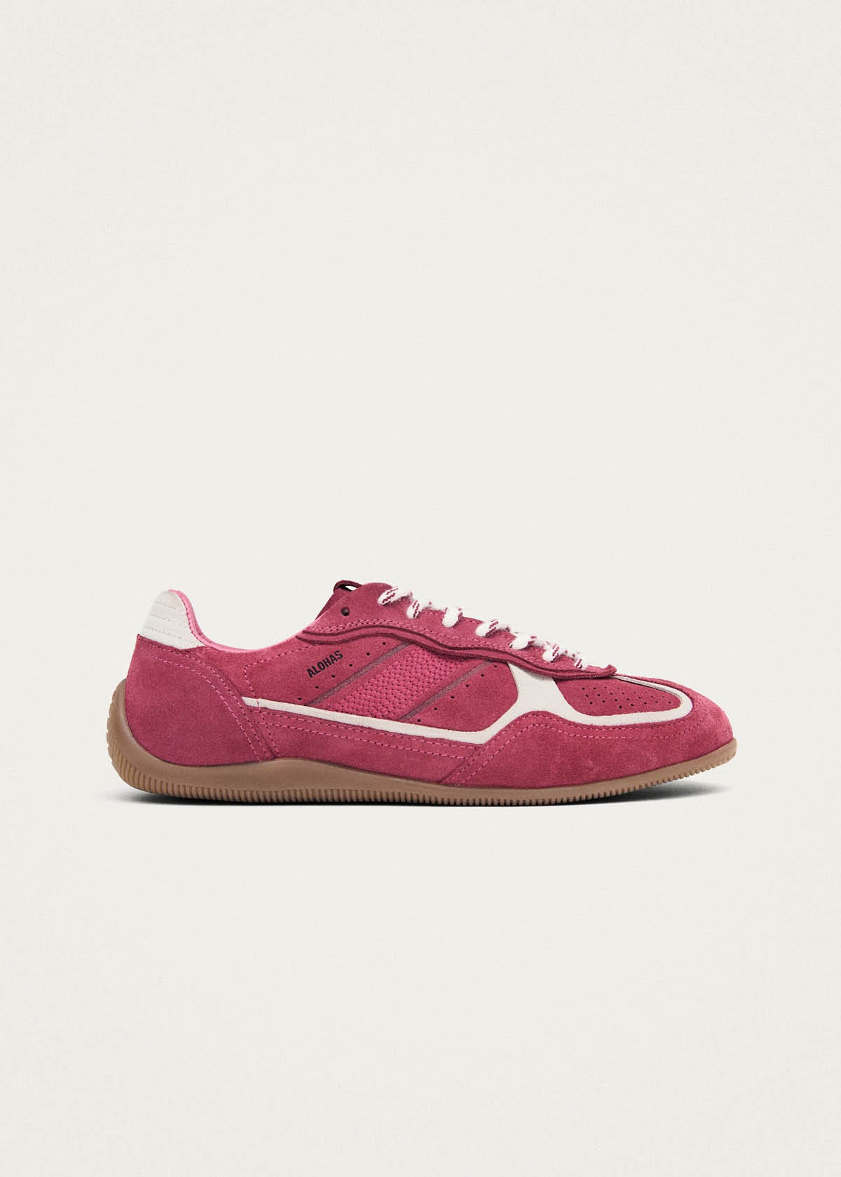 Tb.91 Suede Raspberry Leather Sneakers