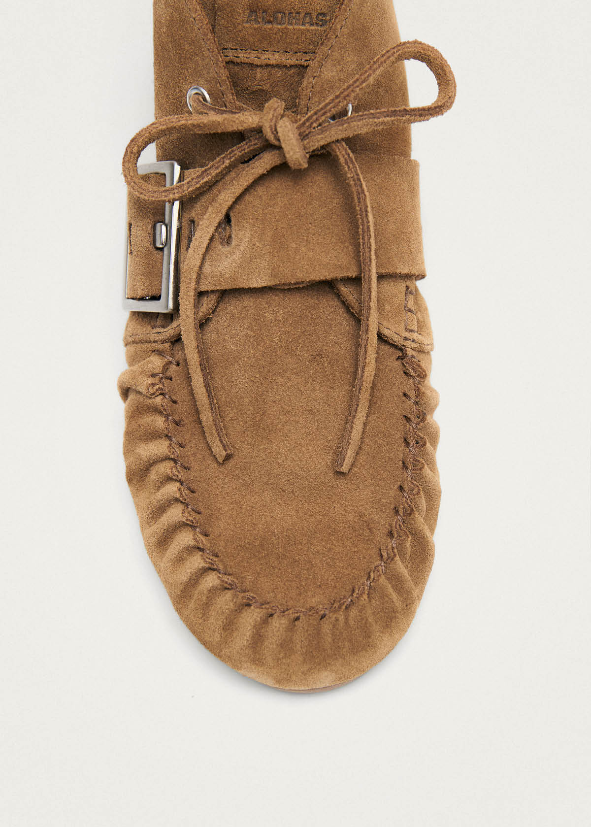 Bark Suede Tan Leather Loafers - Image 6
