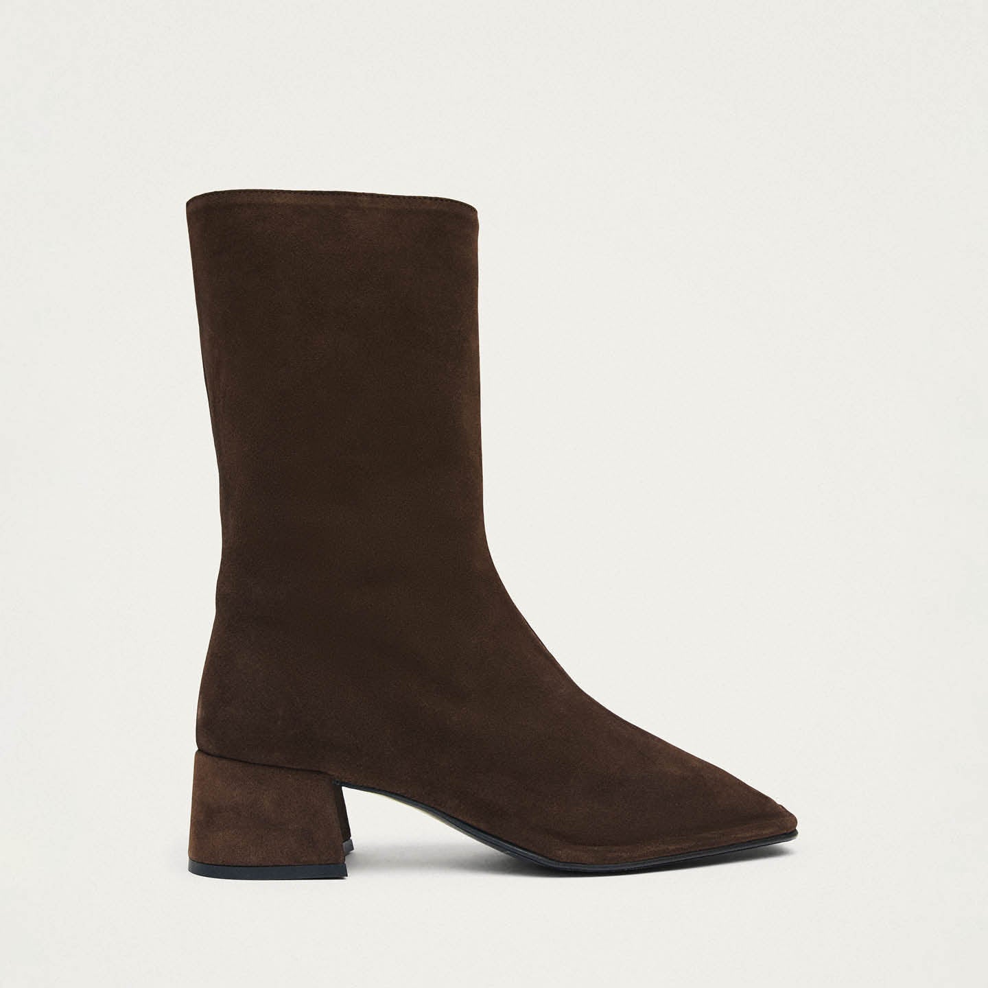 Berlin Suede Brown Leather Ankle Boots - Image 3