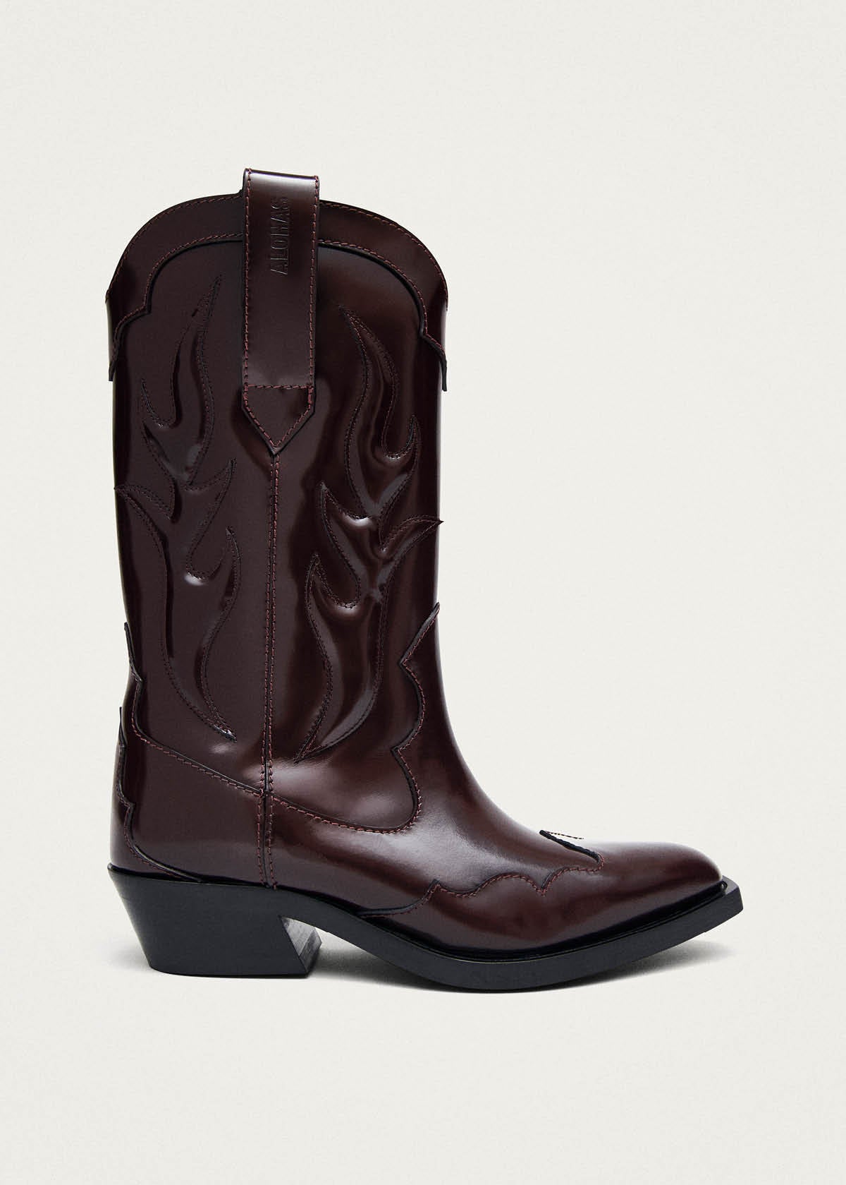 Calyx Burgundy Leather Boots