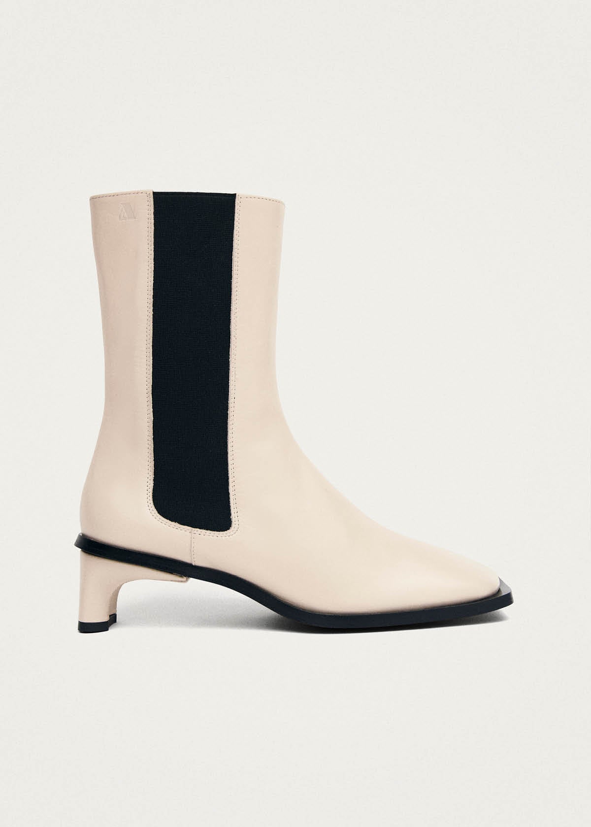 Elowen Rift Cream Leather Boots