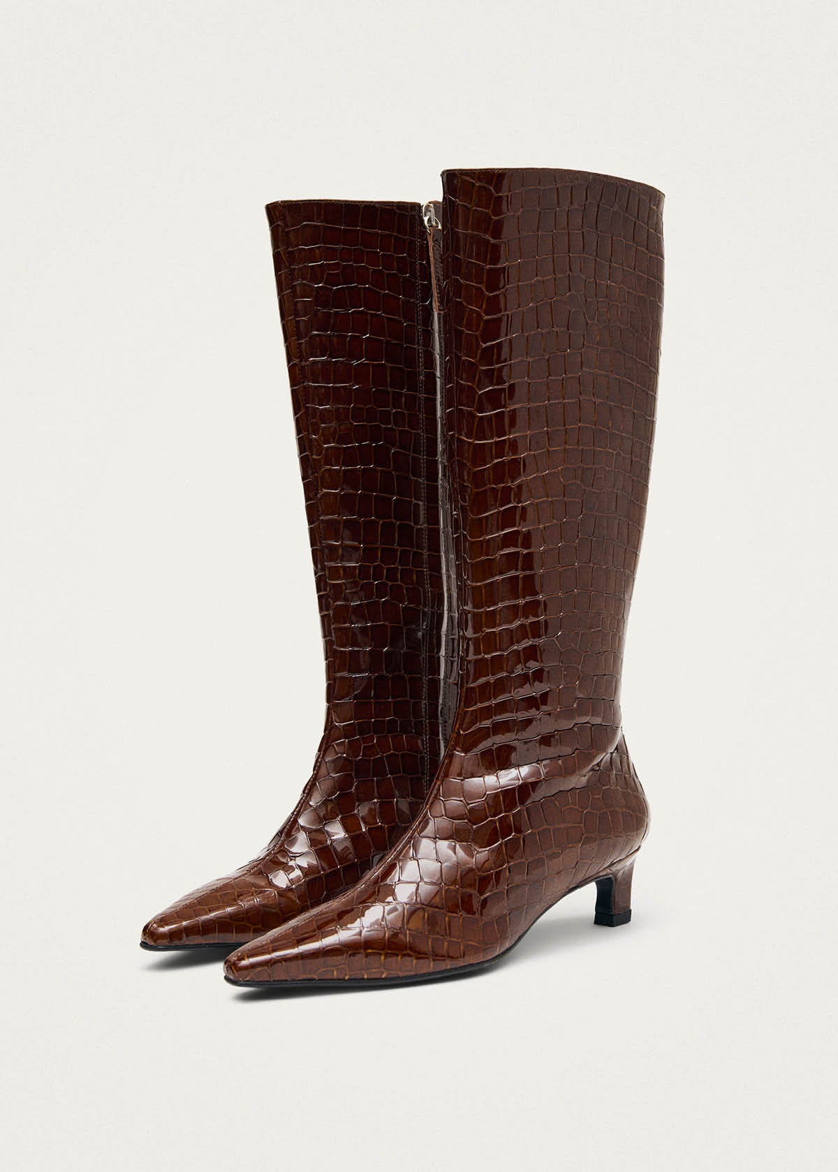 Gema Alli Brown Leather Boots - Image 4