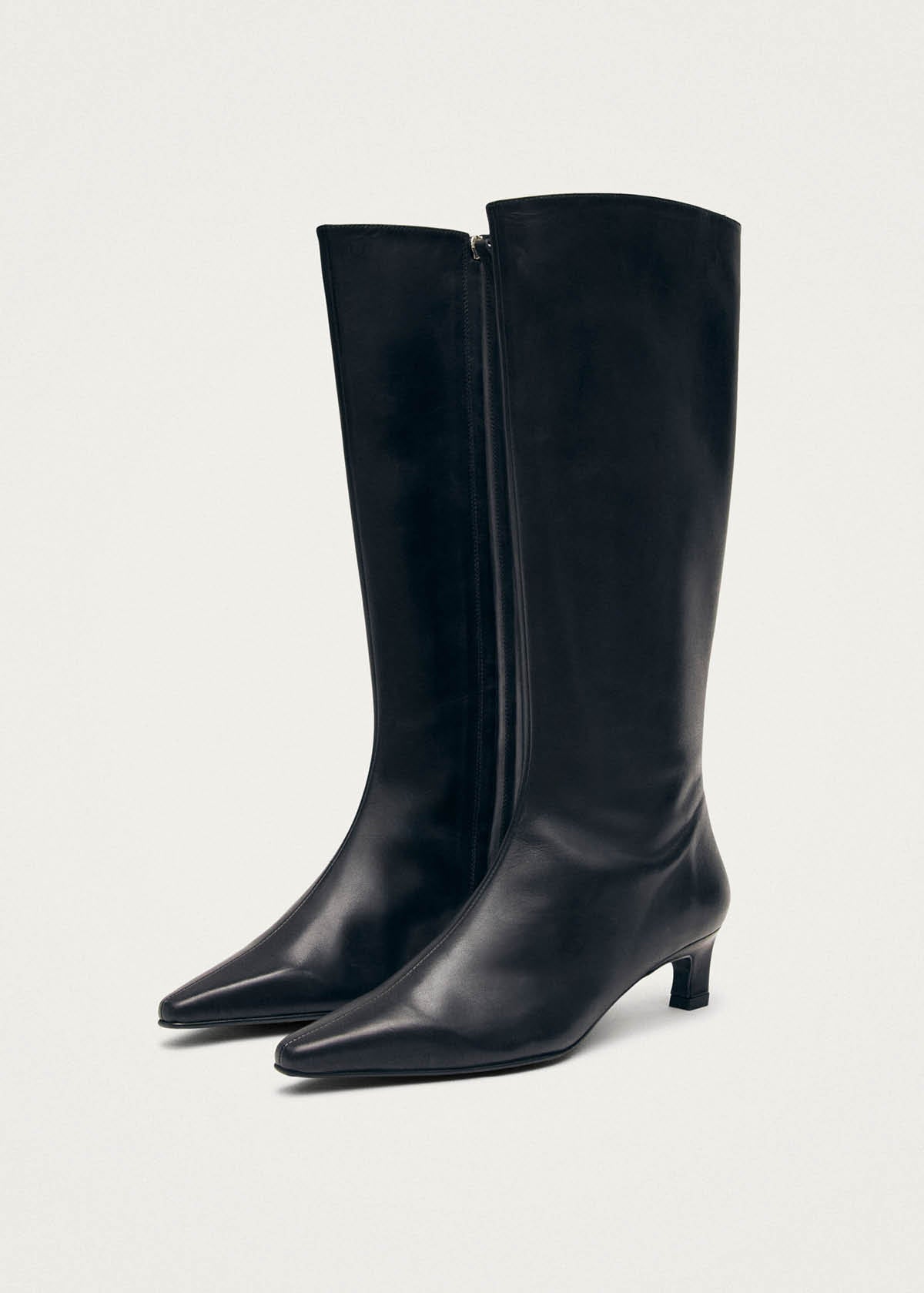 Gema Black Leather Boots - Image 4