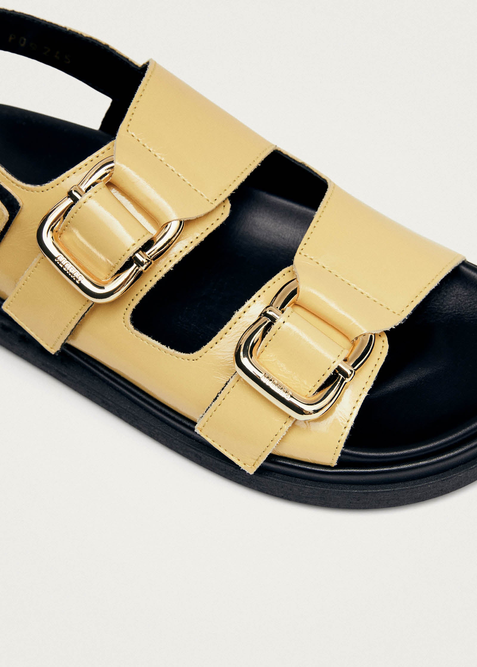 Harper Vanilla Patent Leather Sandals - Image 6