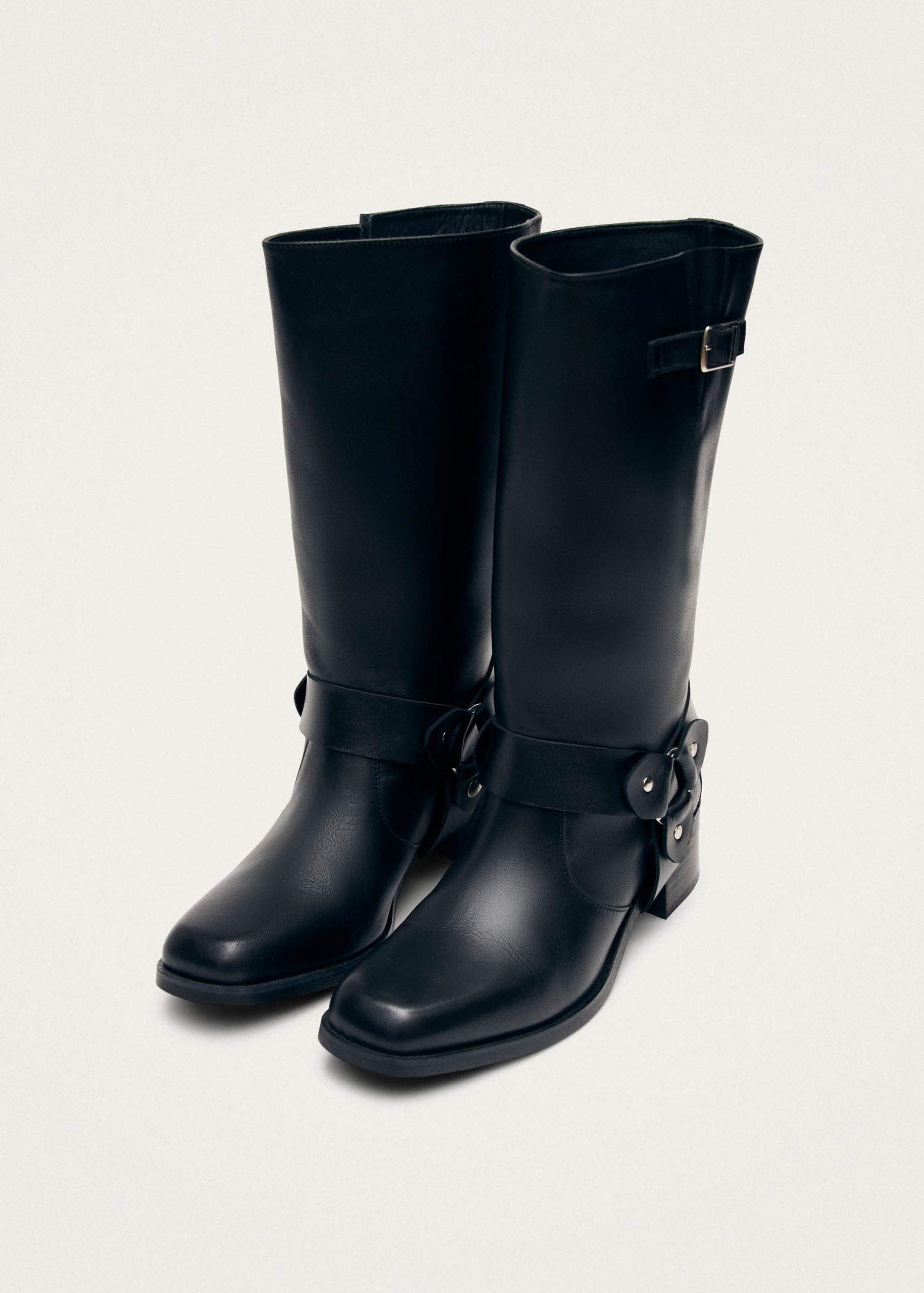 Rocky Black Leather Boots - Image 5