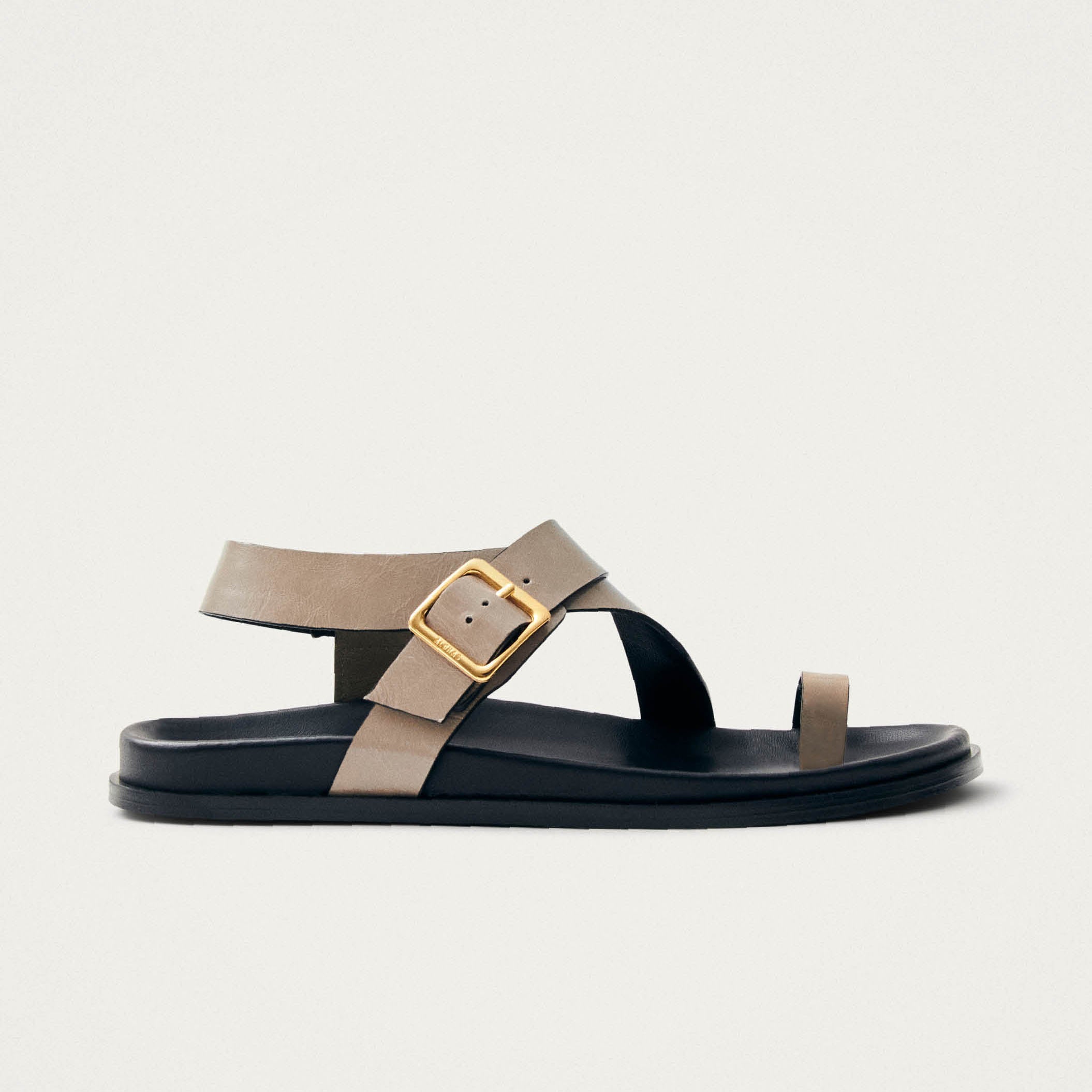 Siren Onix Stone Beige Leather Sandals - Image 3