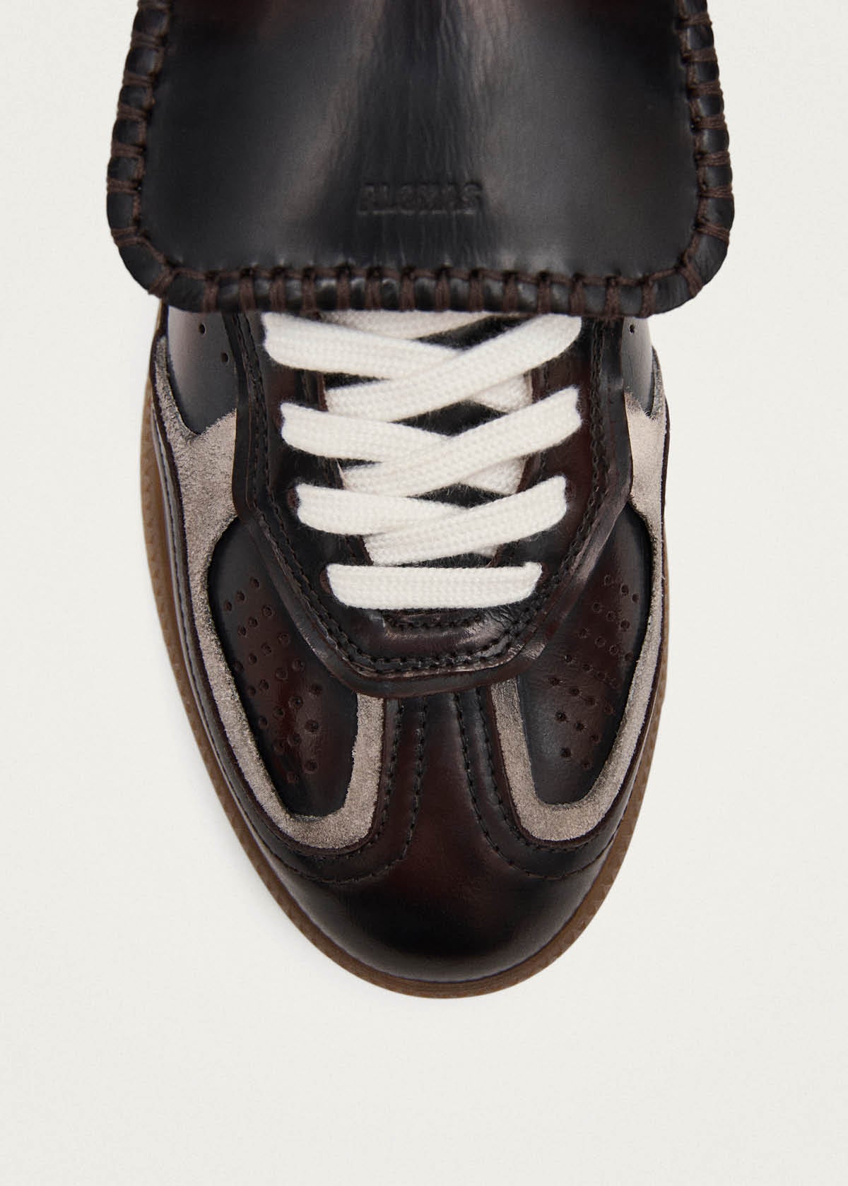 Tb.490 Club Brushed Dark Chocolate Leather Sneakers - Image 6