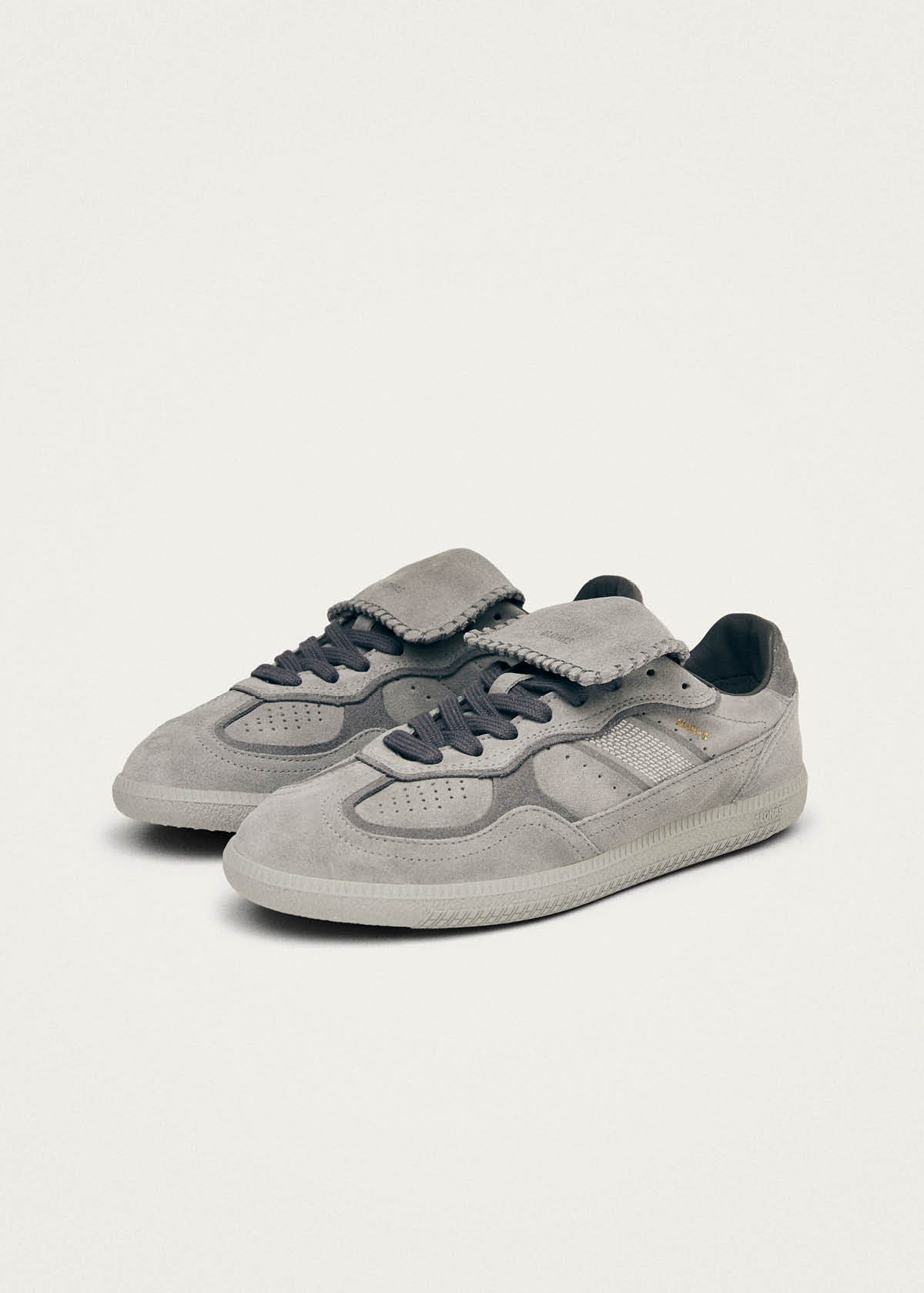 Tb.490 Club Suede Pale Grey Leather Sneakers - Image 7