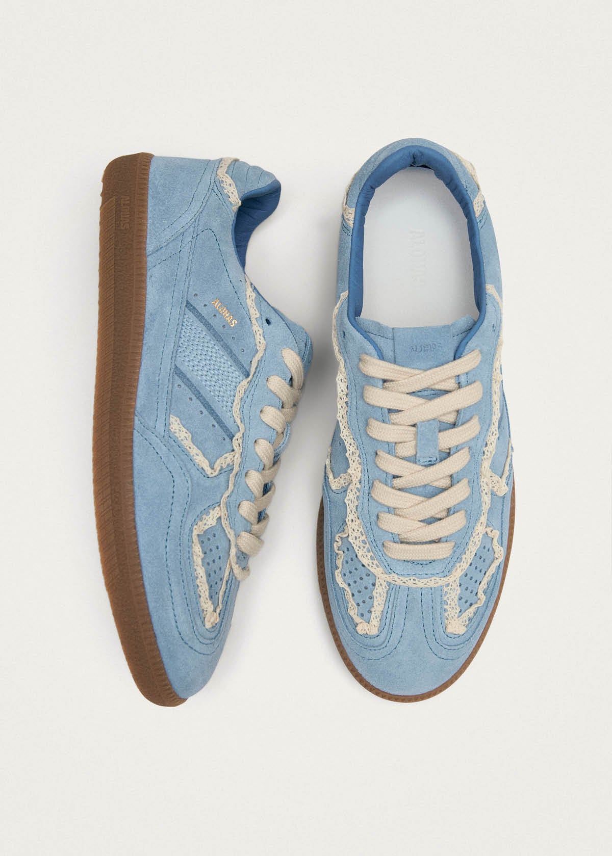 Tb.490 Crochet Blue Leather Sneakers - Image 8