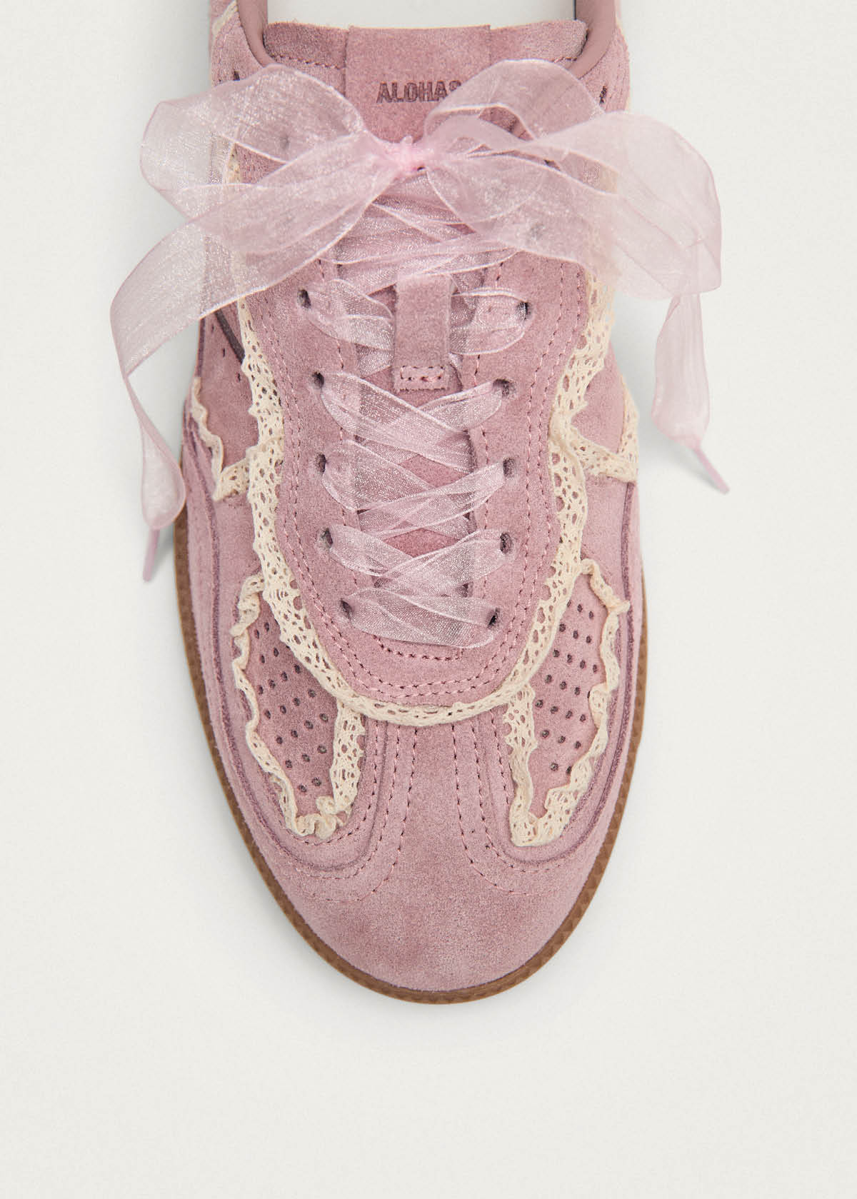 Tb.490 Crochet Pink Leather Sneakers - Image 6