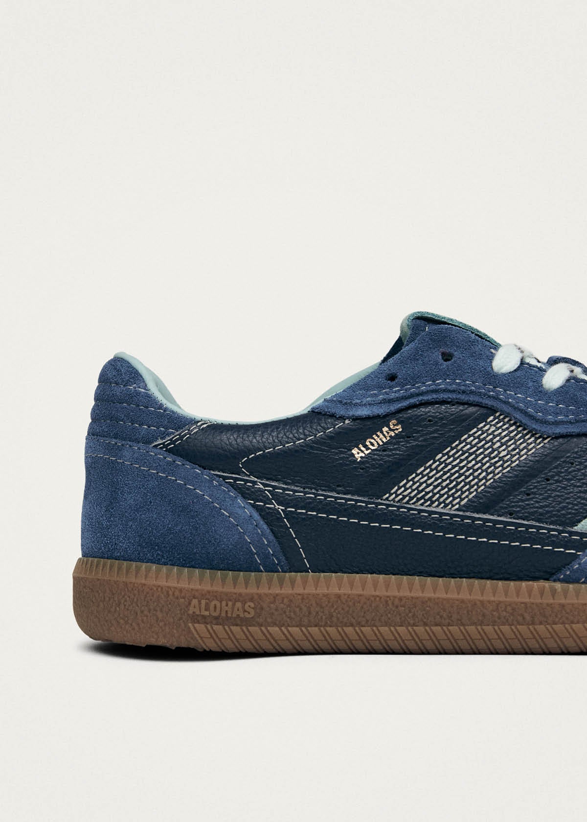 Tb.490 Rife Grain Cobalt Leather Sneakers - Image 7