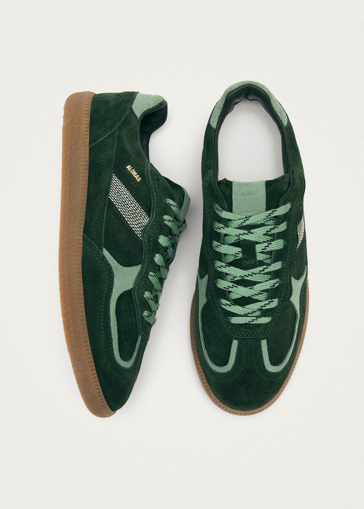 Tb.490 Rife Green Tones Leather Sneakers - Image 8