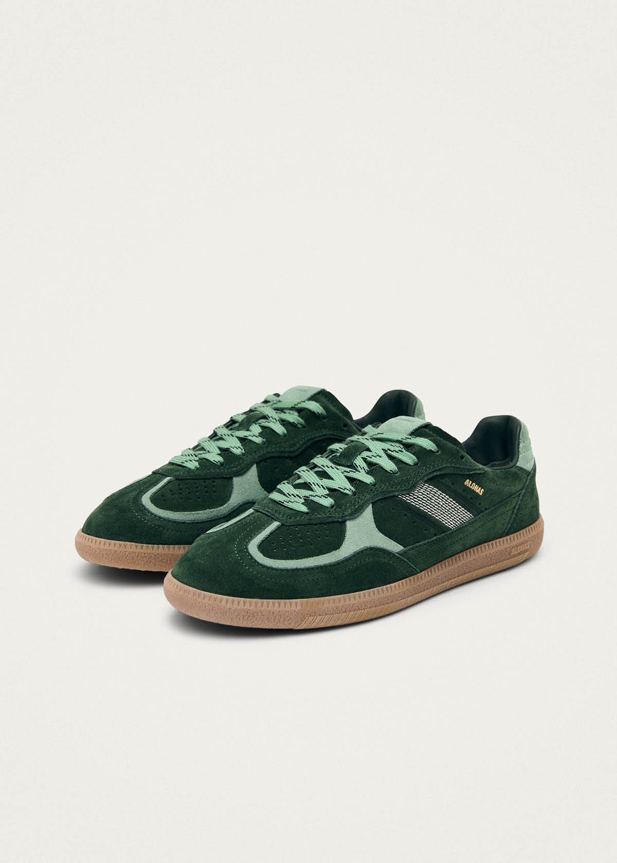 Tb.490 Rife Green Tones Leather Sneakers - Image 7