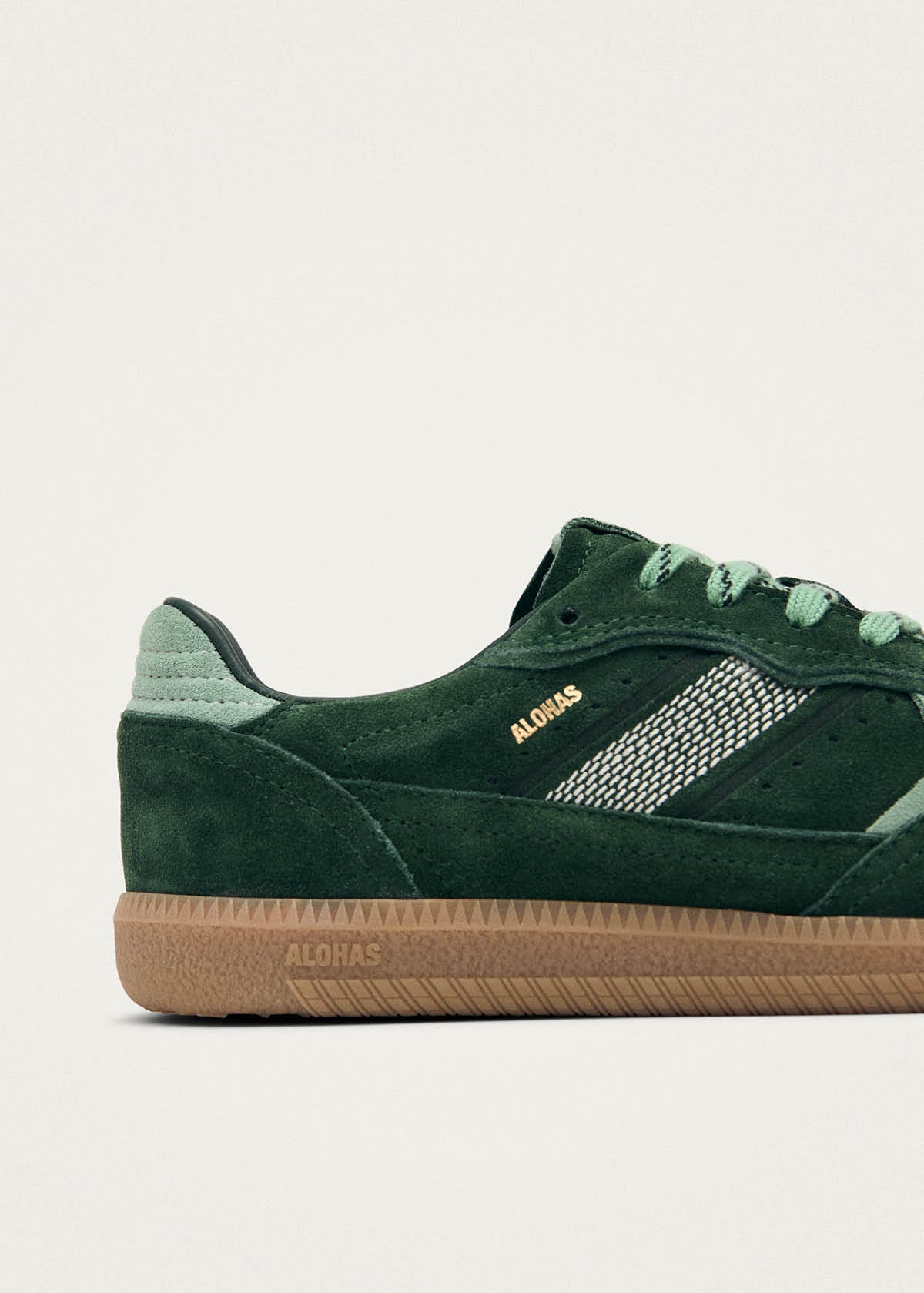 Tb.490 Rife Green Tones Leather Sneakers - Image 9