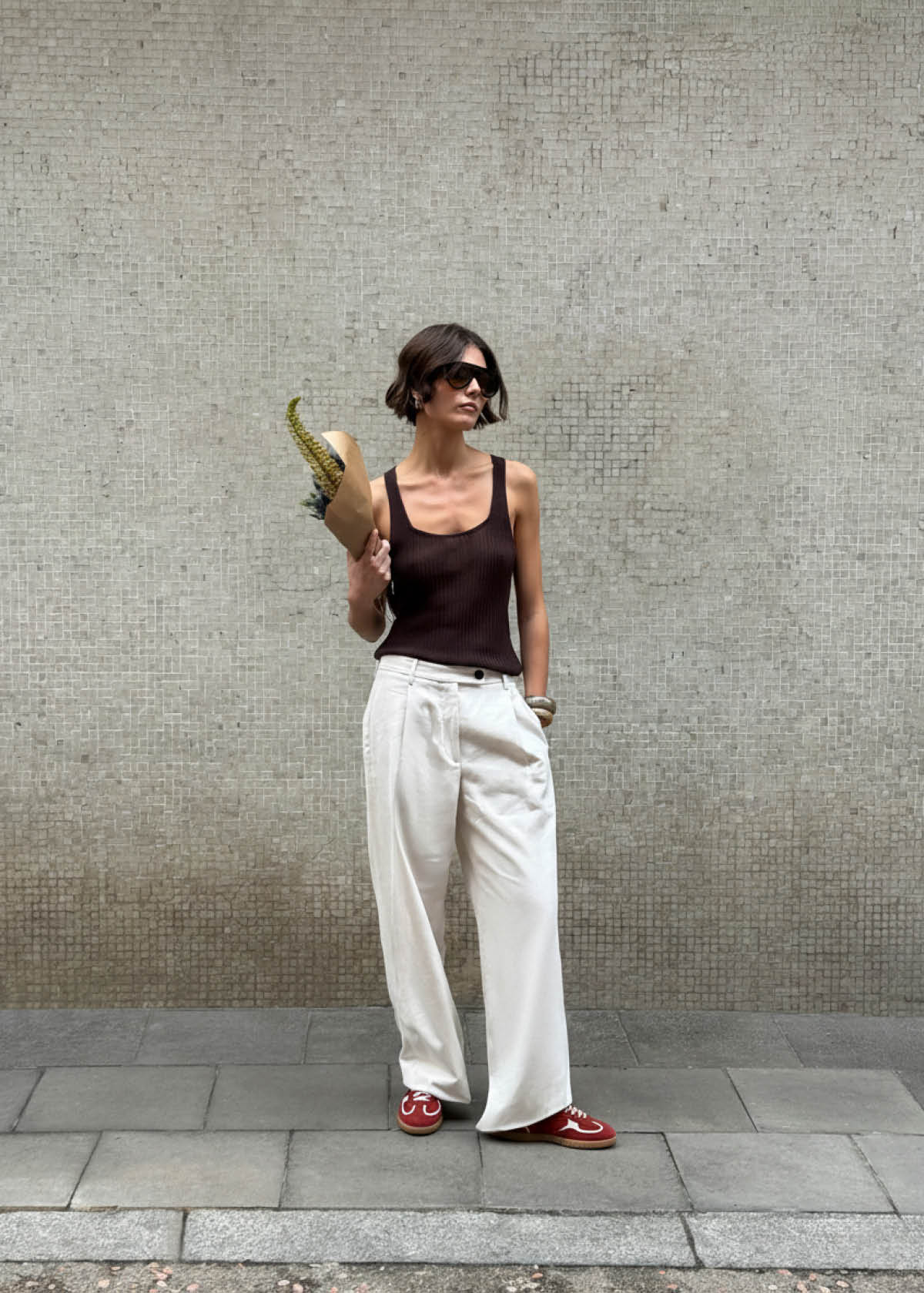 Tb.490 Rife Sheen Red Leather Sneakers - Image 2