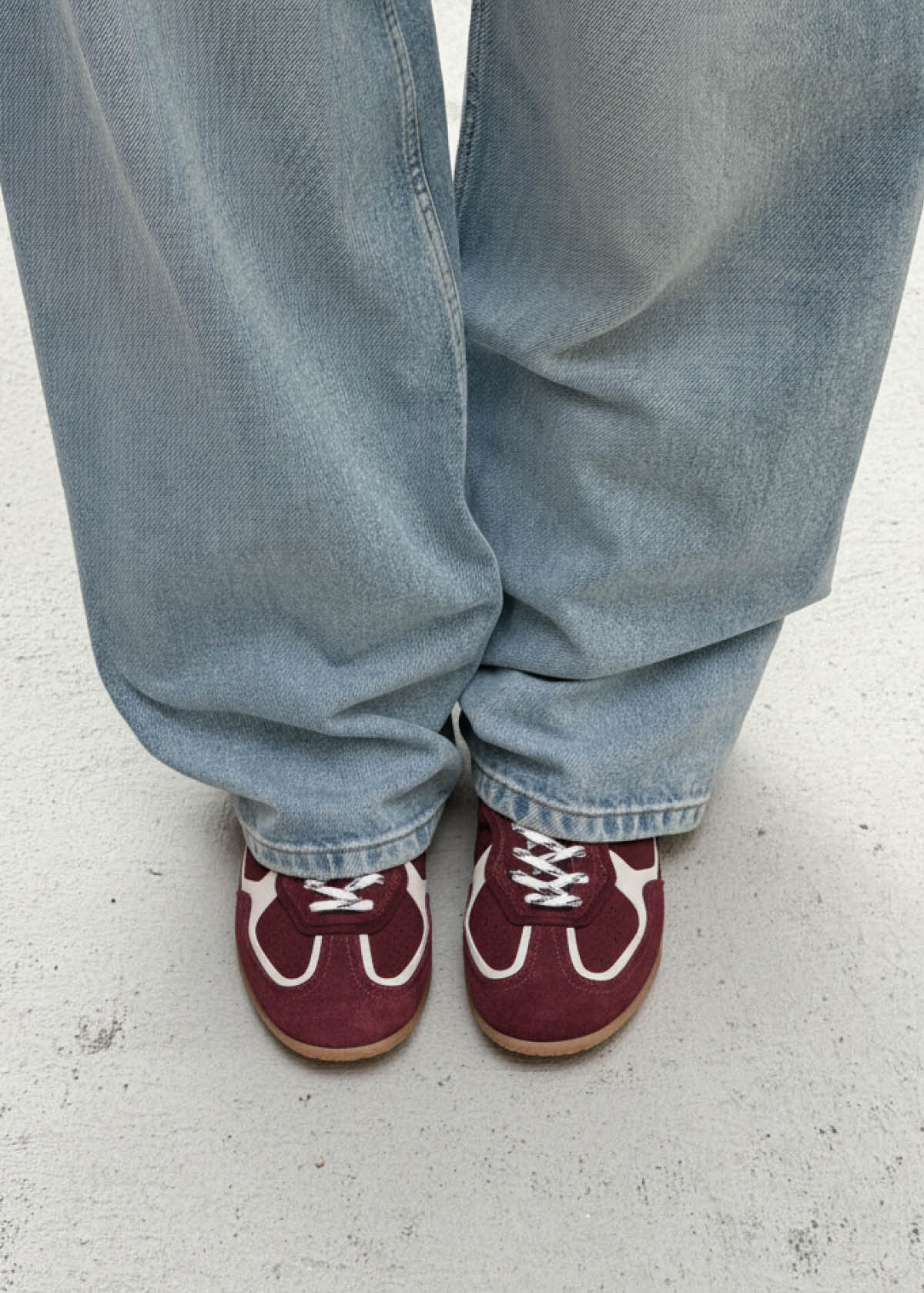 Tb.91 Suede Burgundy Leather Sneakers - Image 2