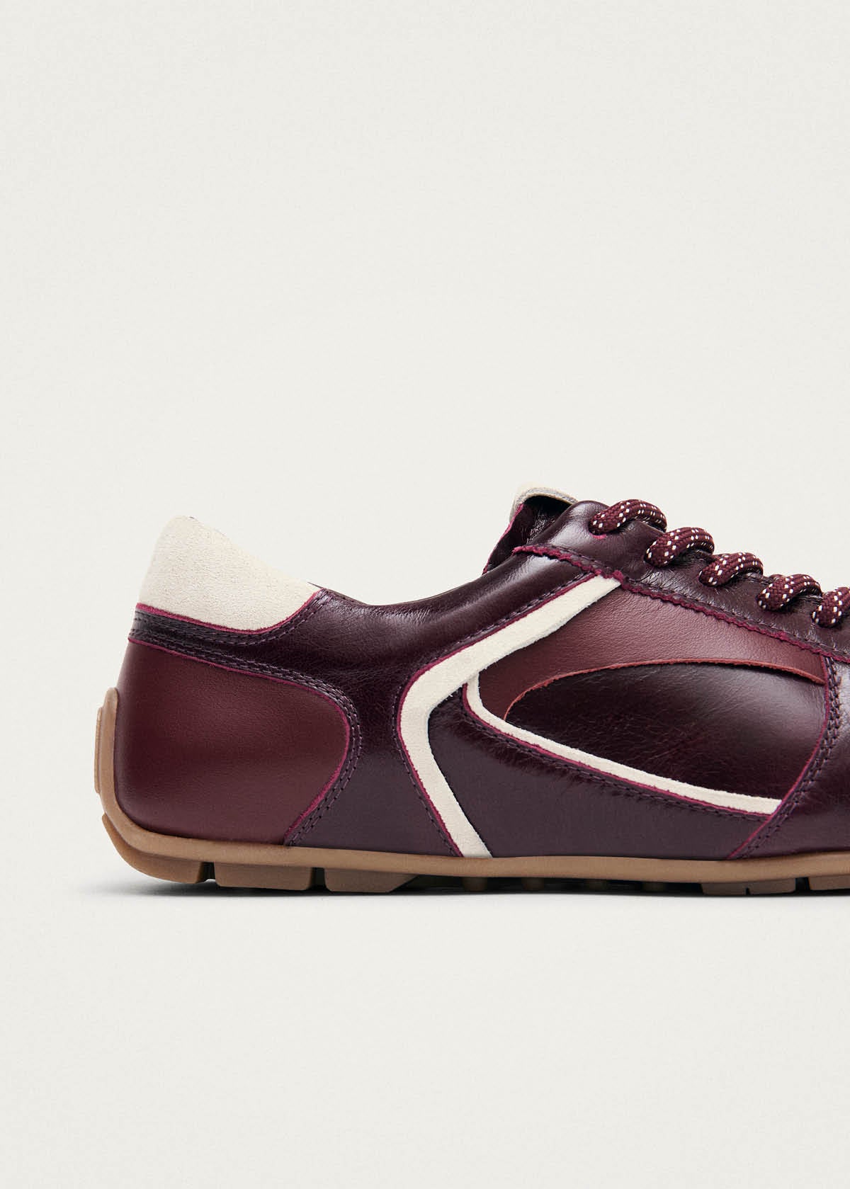 Tb.970 Burgundy Leather Sneakers - Image 6