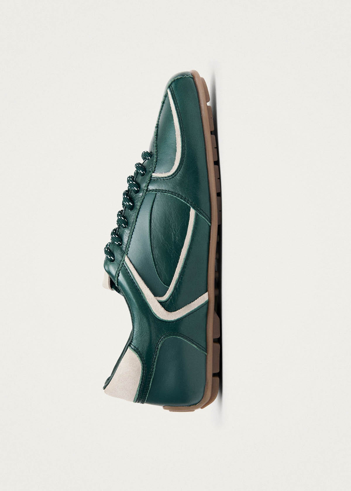 Tb.970 Dark Green Leather Sneakers - Image 5