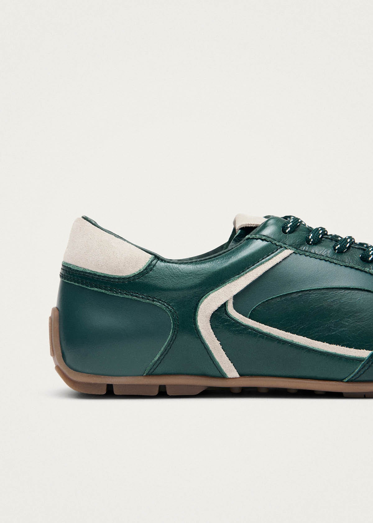 Tb.970 Dark Green Leather Sneakers - Image 6