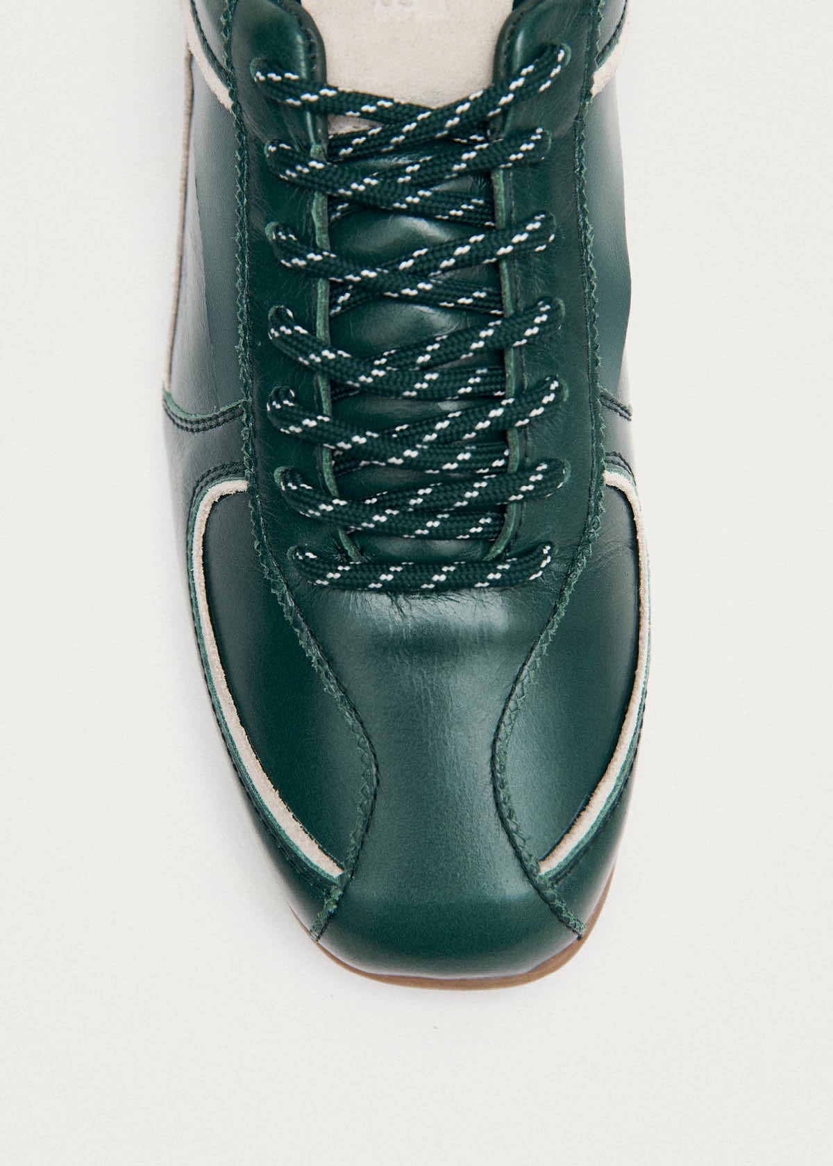 Tb.970 Dark Green Leather Sneakers - Image 7