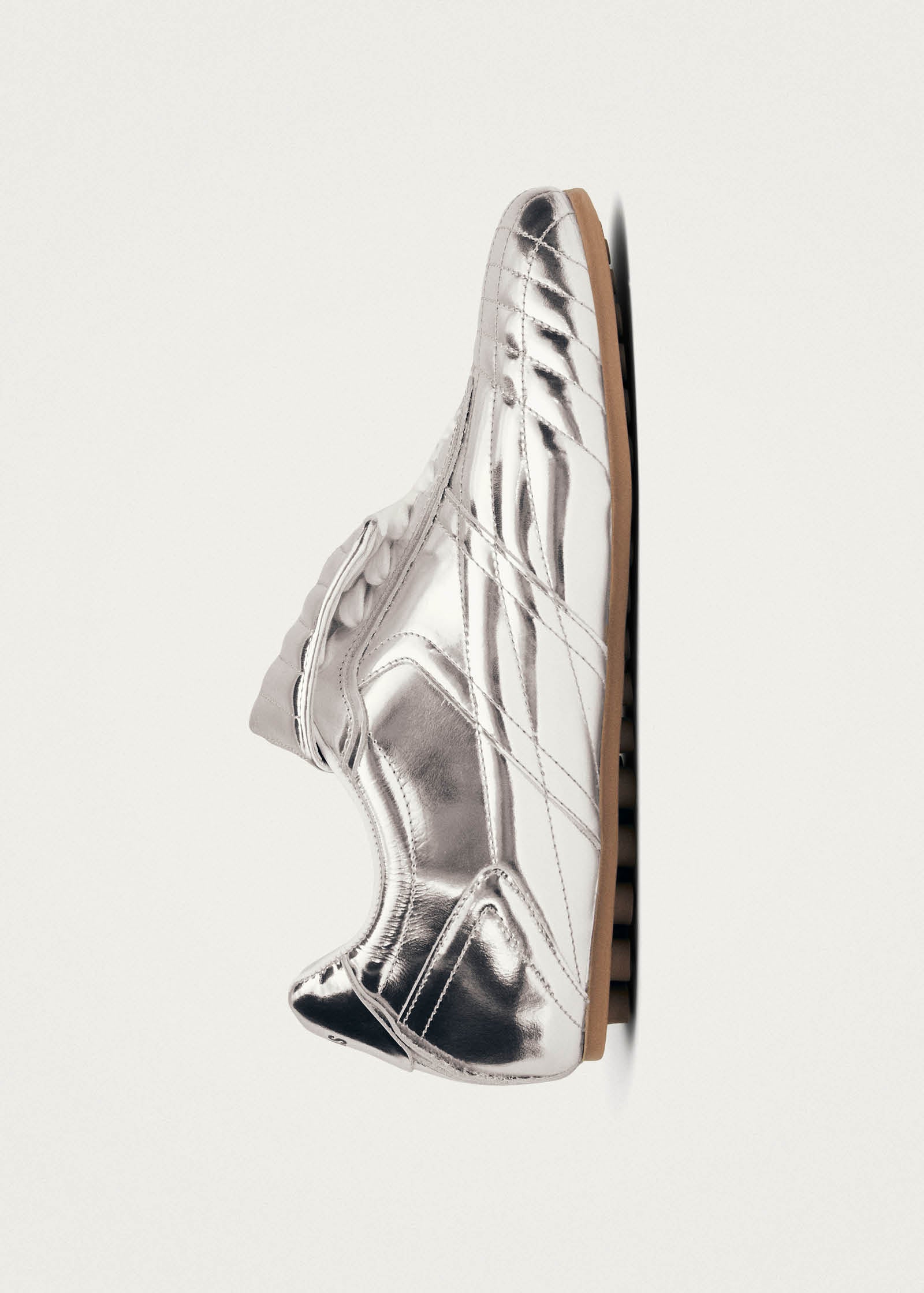 Tb.99 Silver Leather Sneakers - Image 5