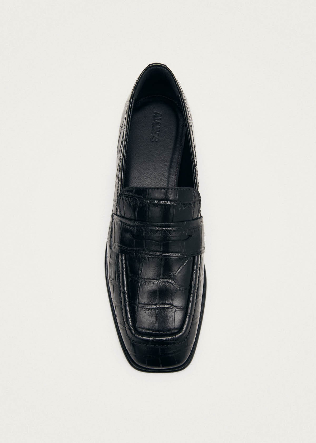 Zaha Alli Black Leather Loafers - Image 5