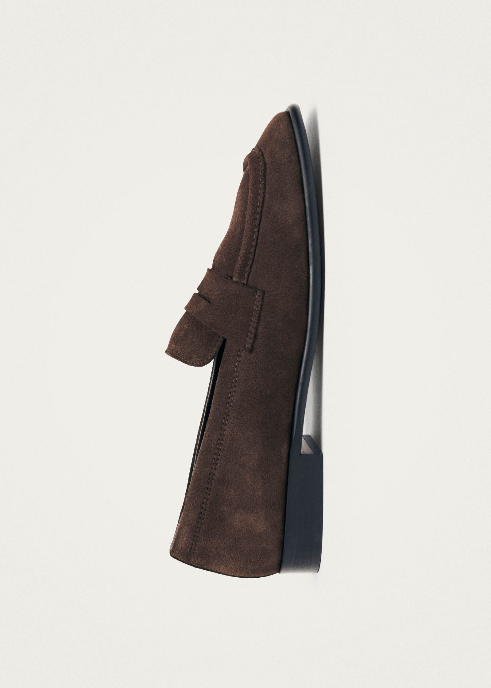 Zaha Suede Brown Leather Loafers - Image 4